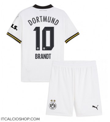 Borussia Dortmund Julian Brandt #10 Terza Maglia Bambino 2024-25 Manica Corta (+ Pantaloni corti)